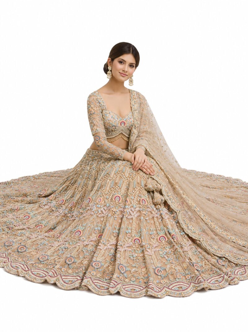 Lumina Light Gold Lehenga